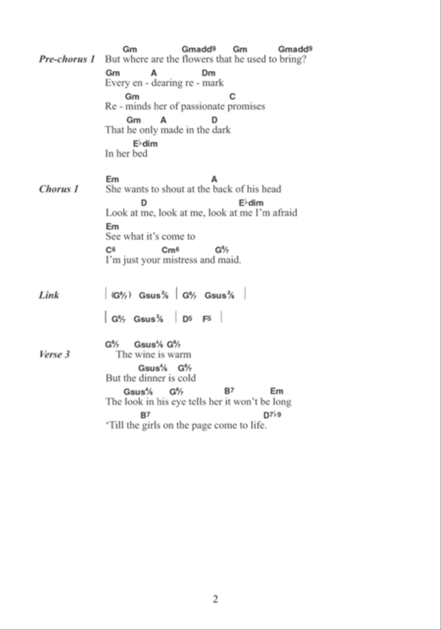 Mistress And Maid Acoustic Guitar scores gallery preview page 2