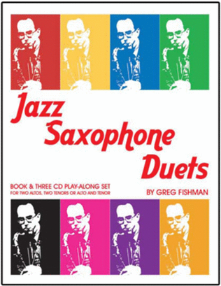Book cover for Jazz Saxophone Duets