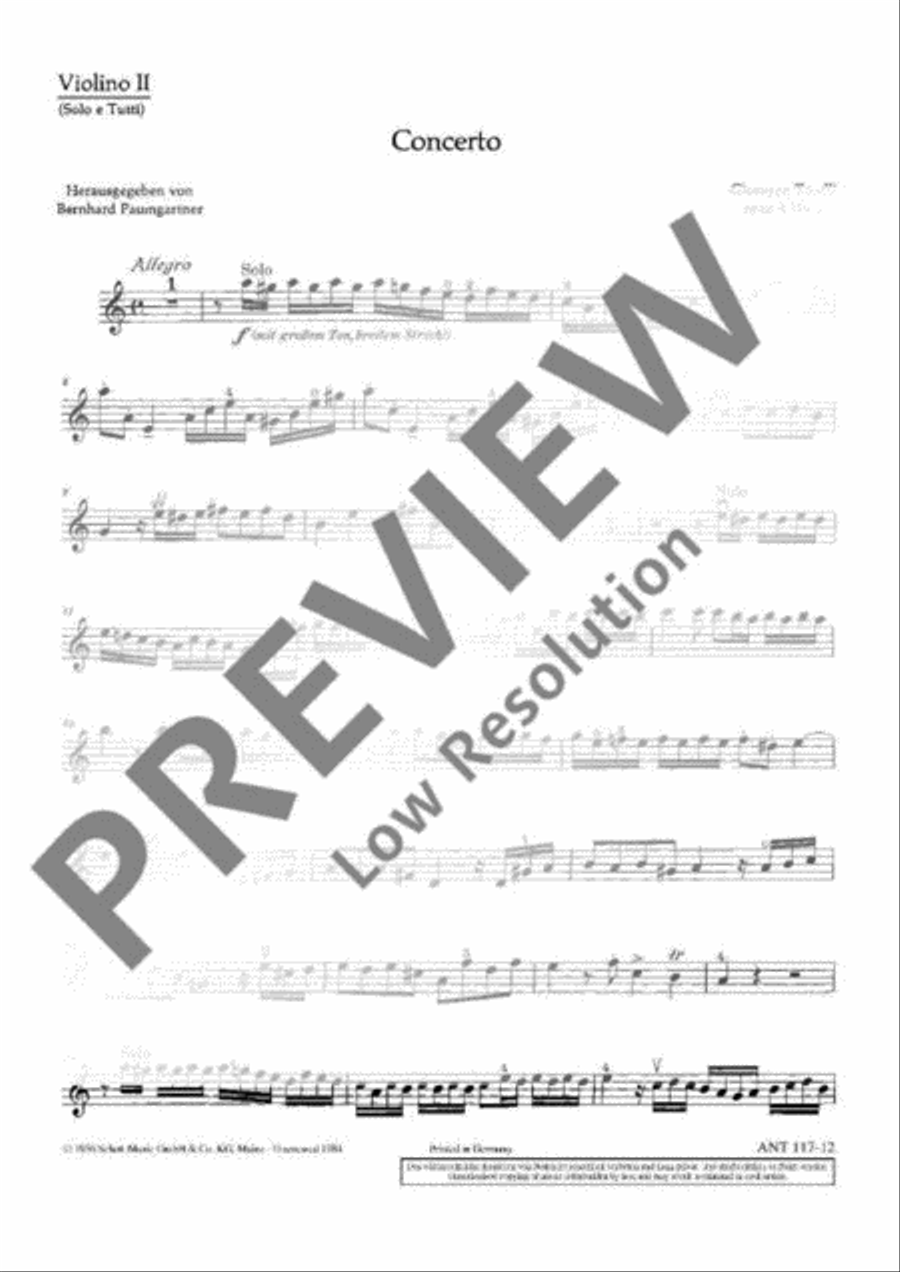 Concerto Violin scores gallery preview page 18