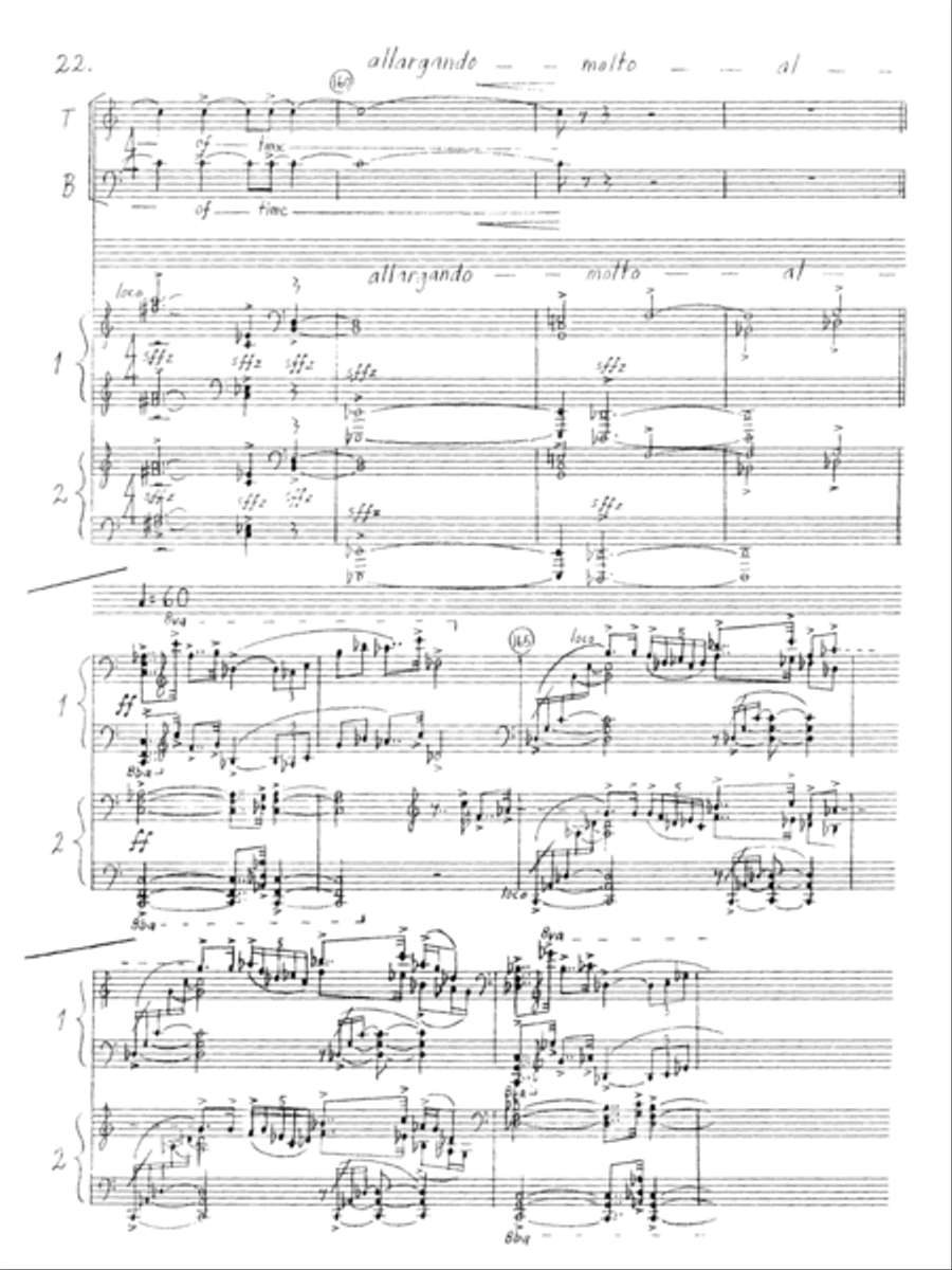 The Incomprehensible Light TTBB scores gallery preview page 30