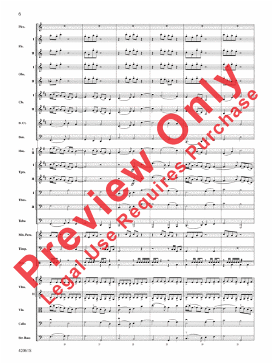 South County Sketches Full Orchestra scores gallery preview page 7