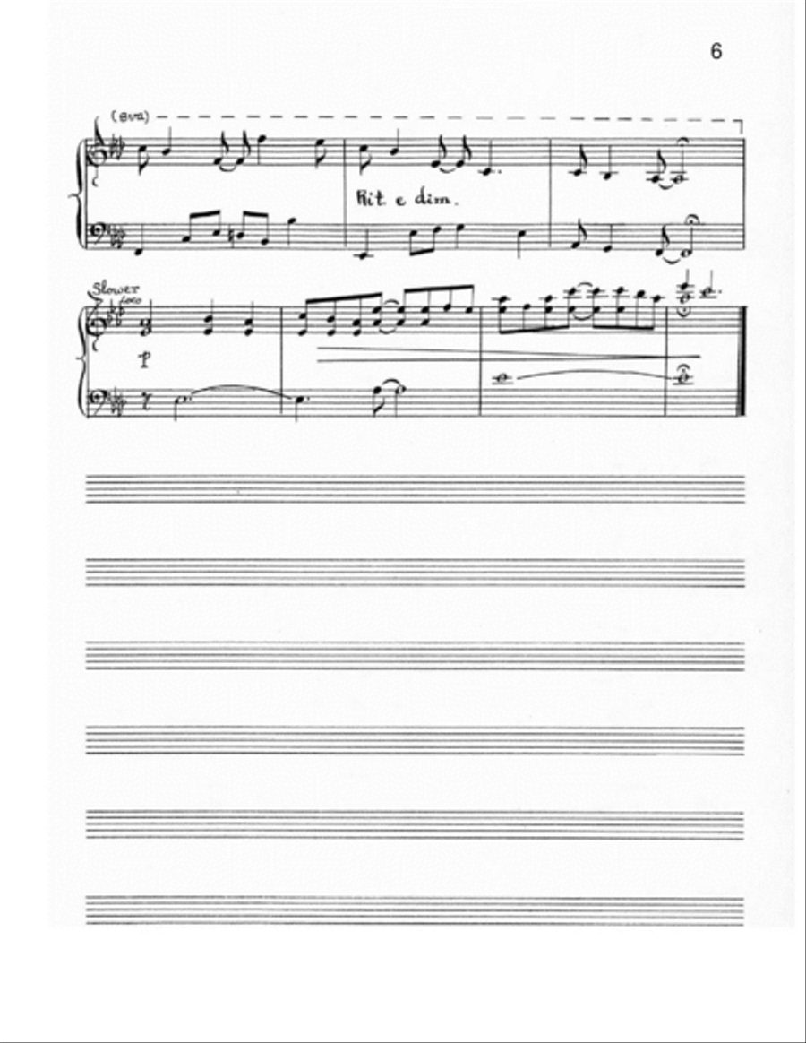 Traditional Patterns Piano Solo scores gallery preview page 6