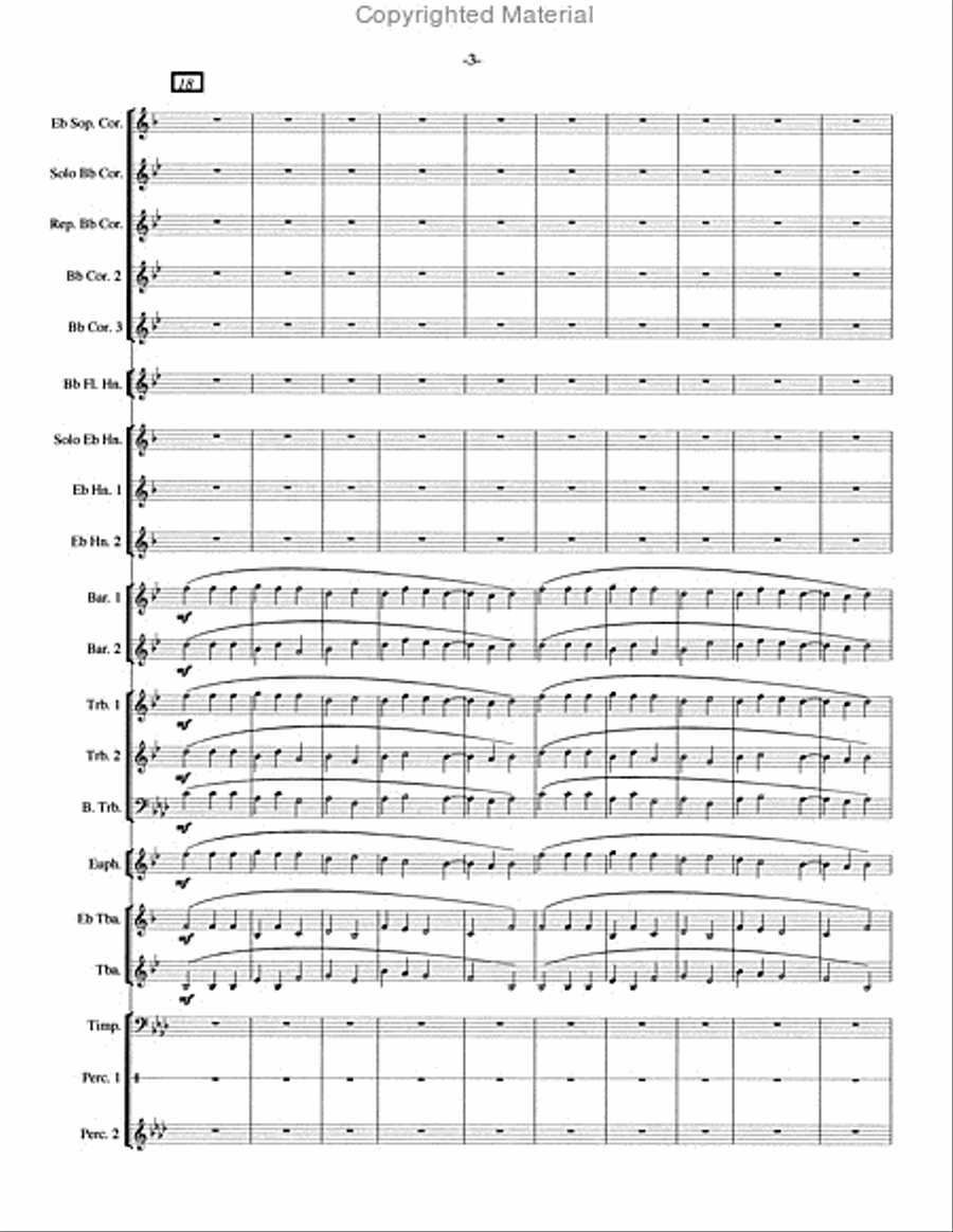 Lo How A Rose Brass Ensemble scores gallery preview page 4