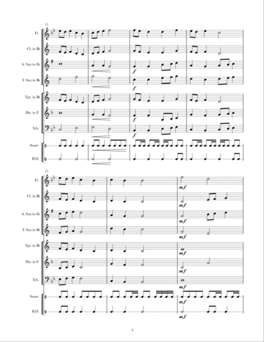 On Parade Concert Band scores gallery preview page 3
