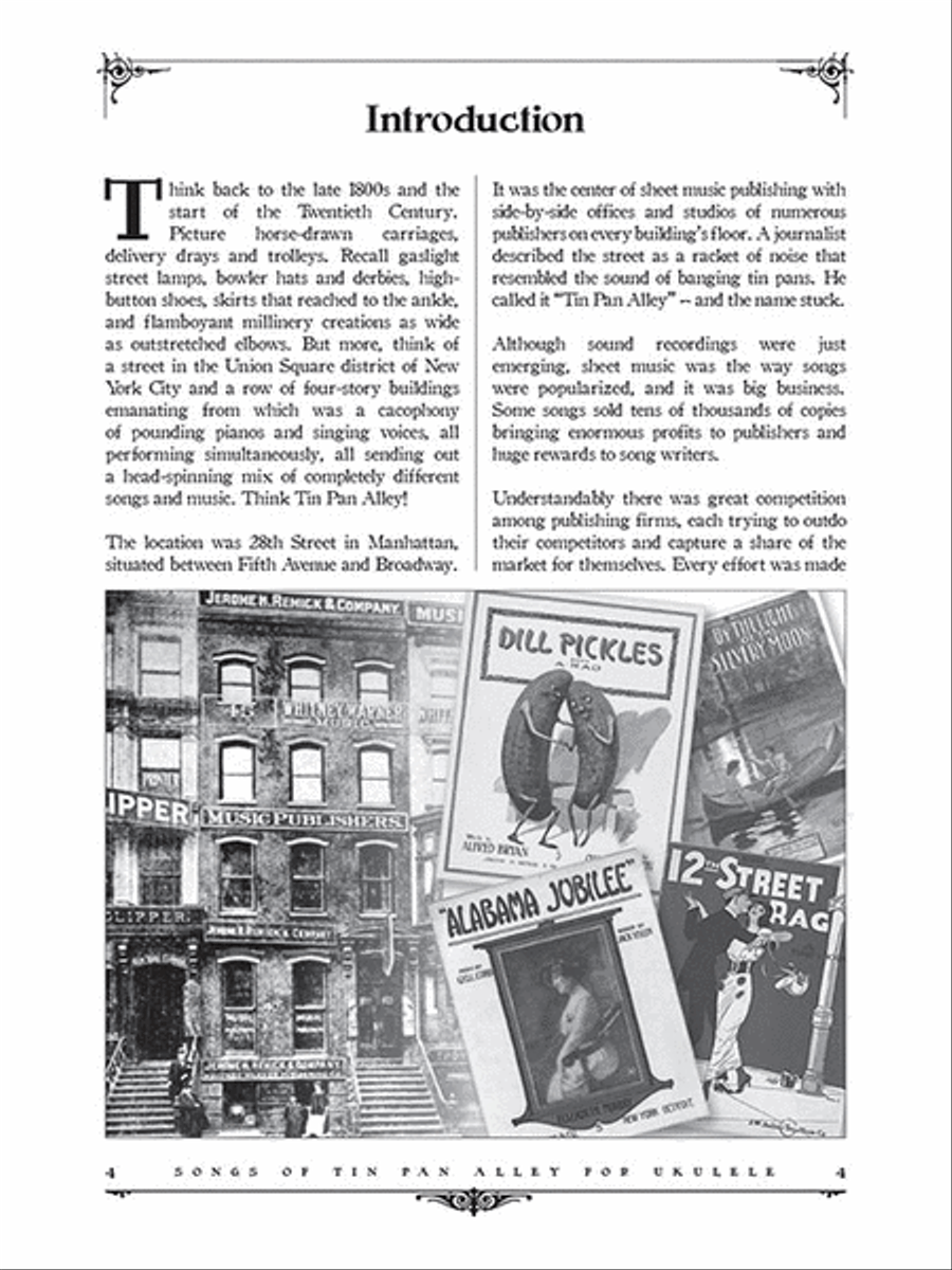 The Songs of Tin Pan Alley for Ukulele Guitar Tablature scores gallery preview page 3