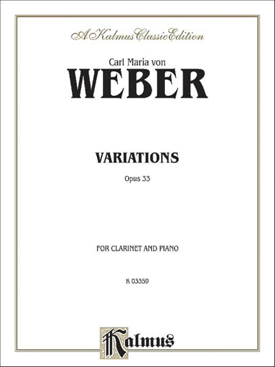 Variations, Op. 33 Small Ensemble scores gallery preview page 1