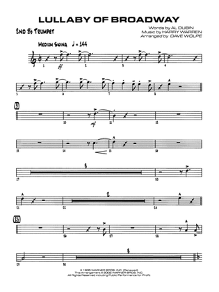 Lullaby of Broadway: 2nd B-flat Trumpet