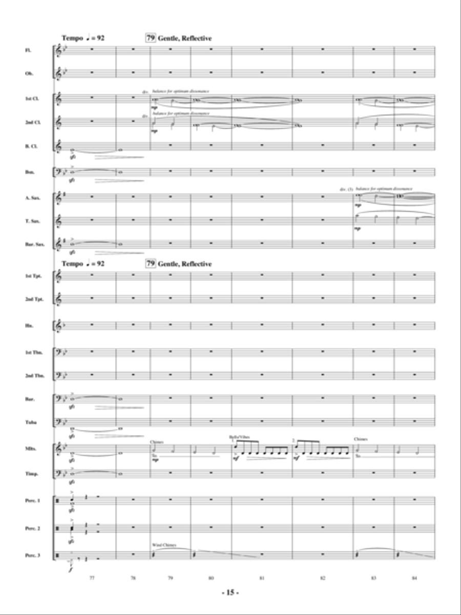 Repercussions Repercussions Concert Band scores gallery preview page 14