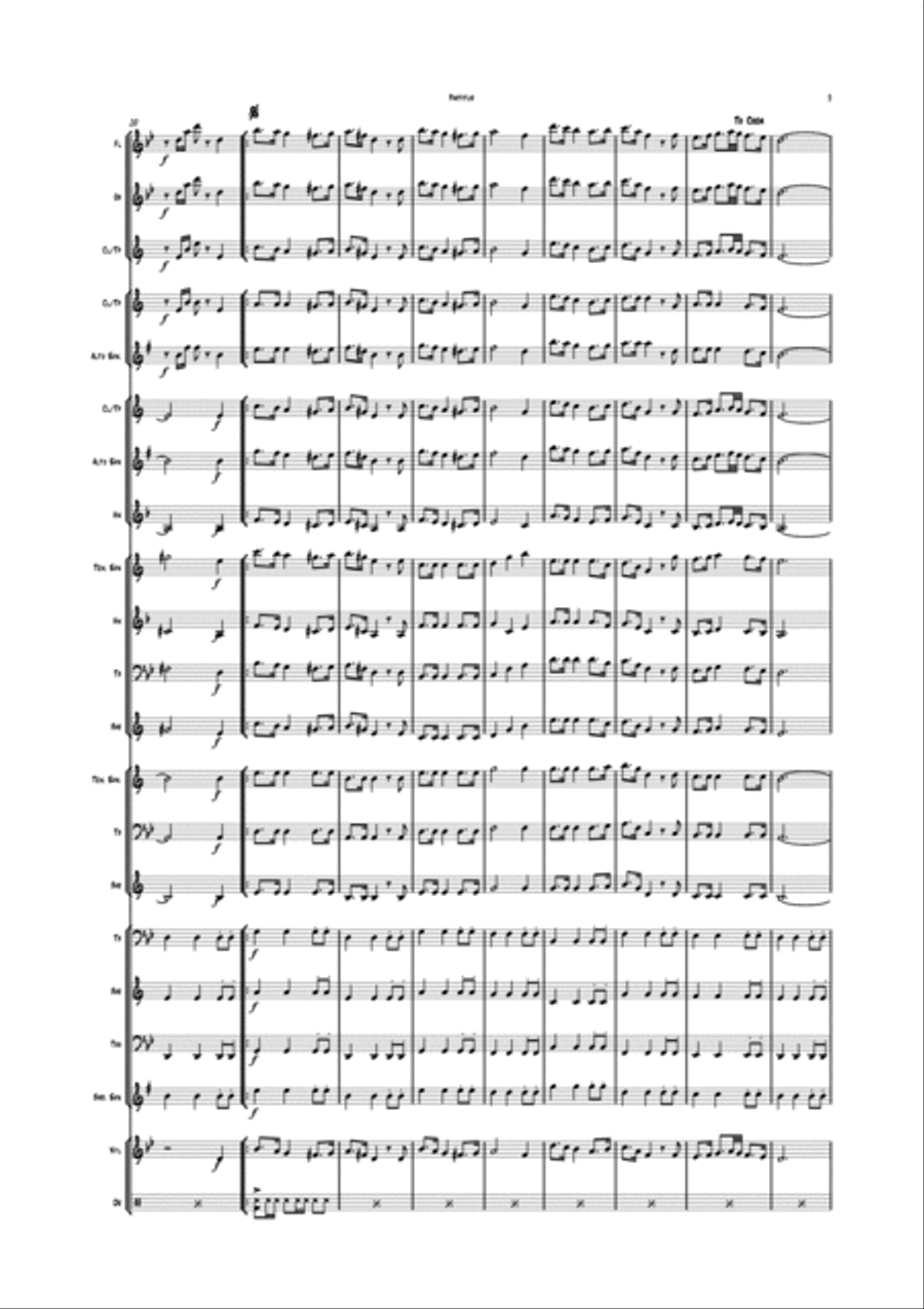 Conquest Of Paradise Conquest Of Paradise Concert Band scores gallery preview page 4