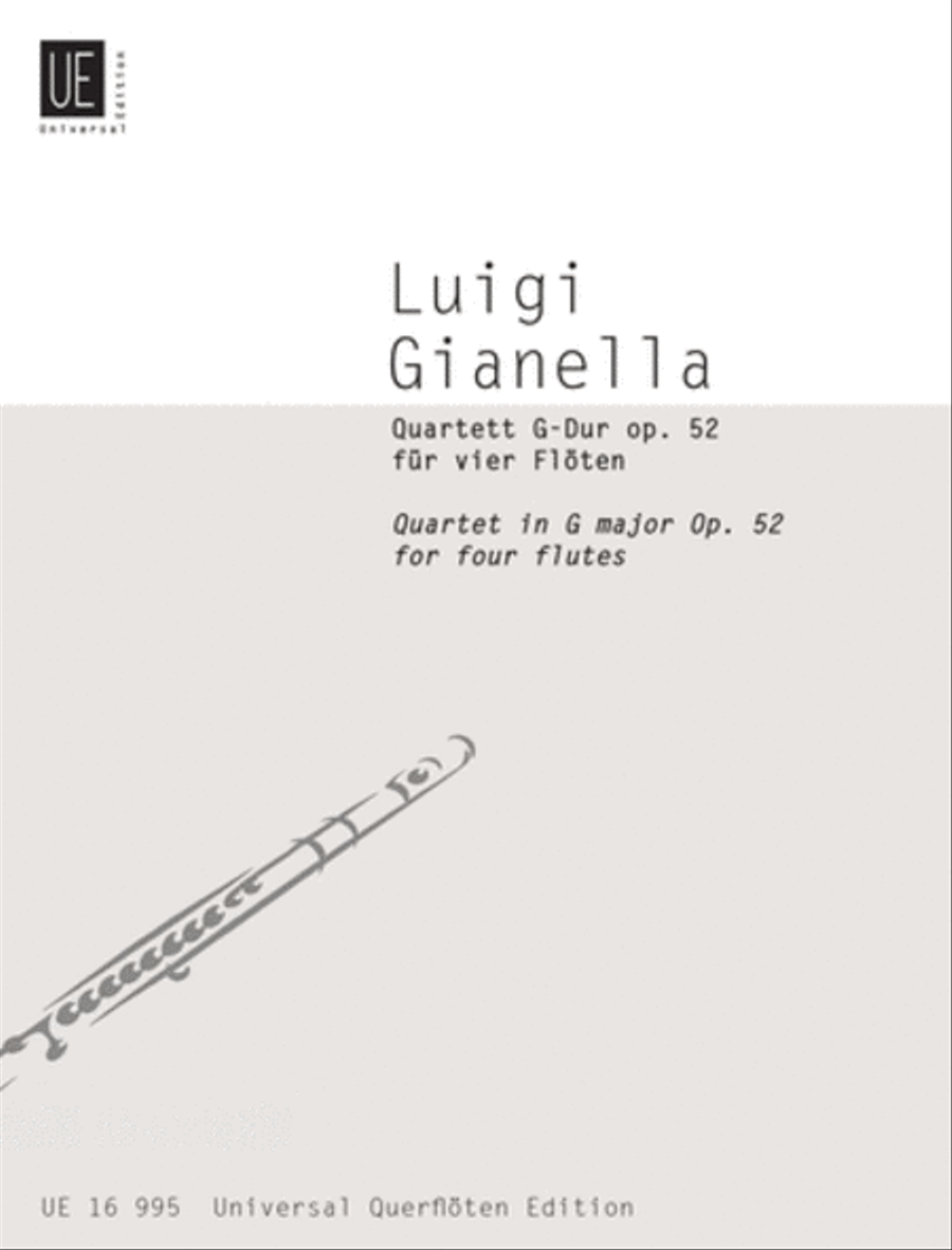 Quartet, Op. 52, G Maj, 4 Fls School and Community scores gallery preview page 1