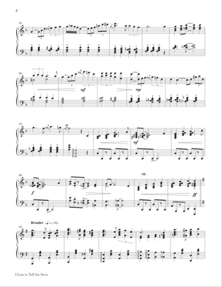 Gospel Greats Gospel Greats Piano Solo scores gallery preview page 4