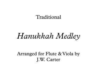 Book cover for Hanukkah Medley for Flute & Viola Duet
