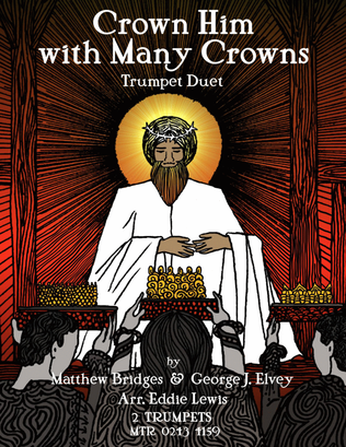 Book cover for Crown Him with Many Crowns Trumpet Hymn Duet