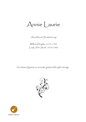 Book cover for Annie Laurie guitar solo