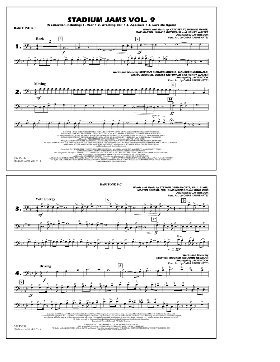 Stadium Jams - Volume 9 - Baritone B.C.