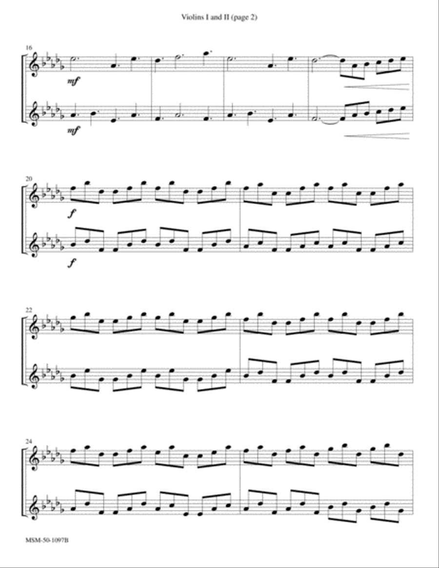 O Holy Night Choir scores gallery preview page 2
