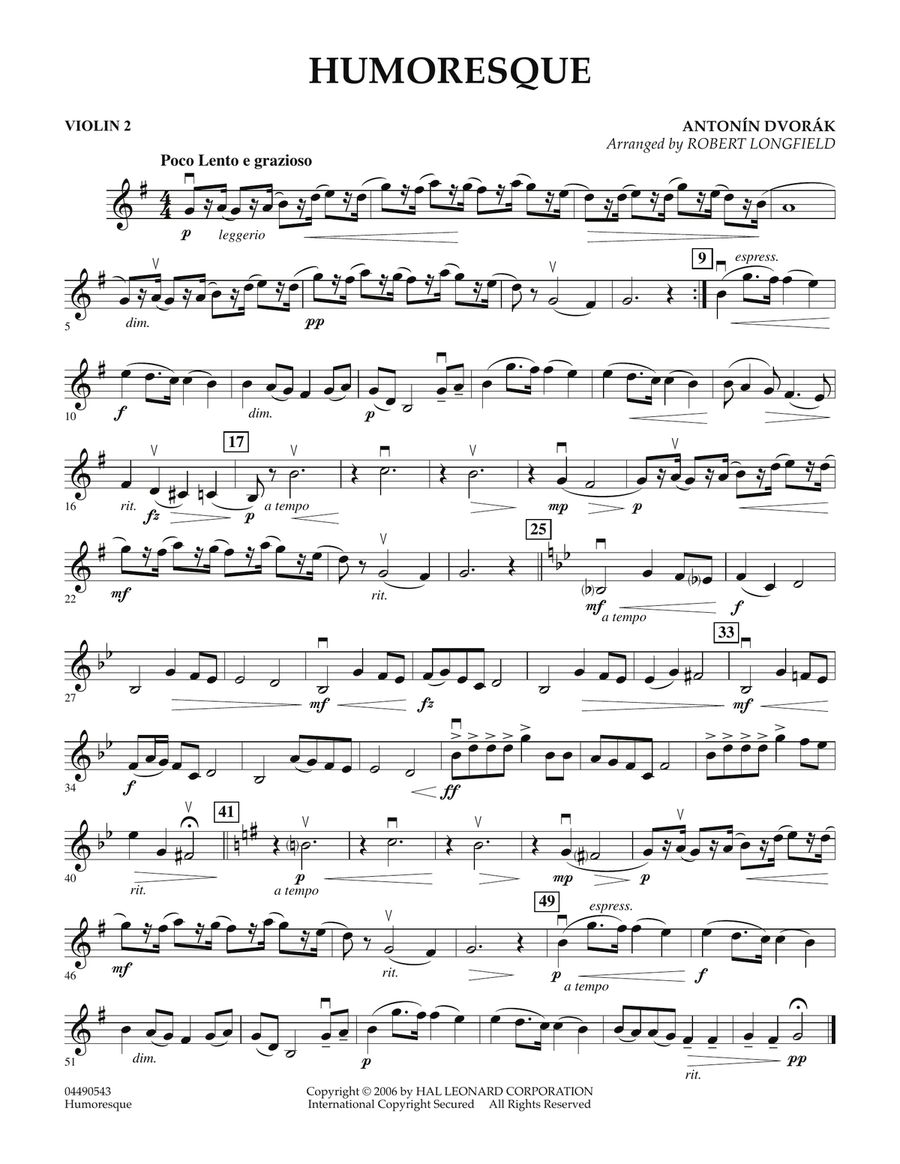 Humoresque violin hotsell