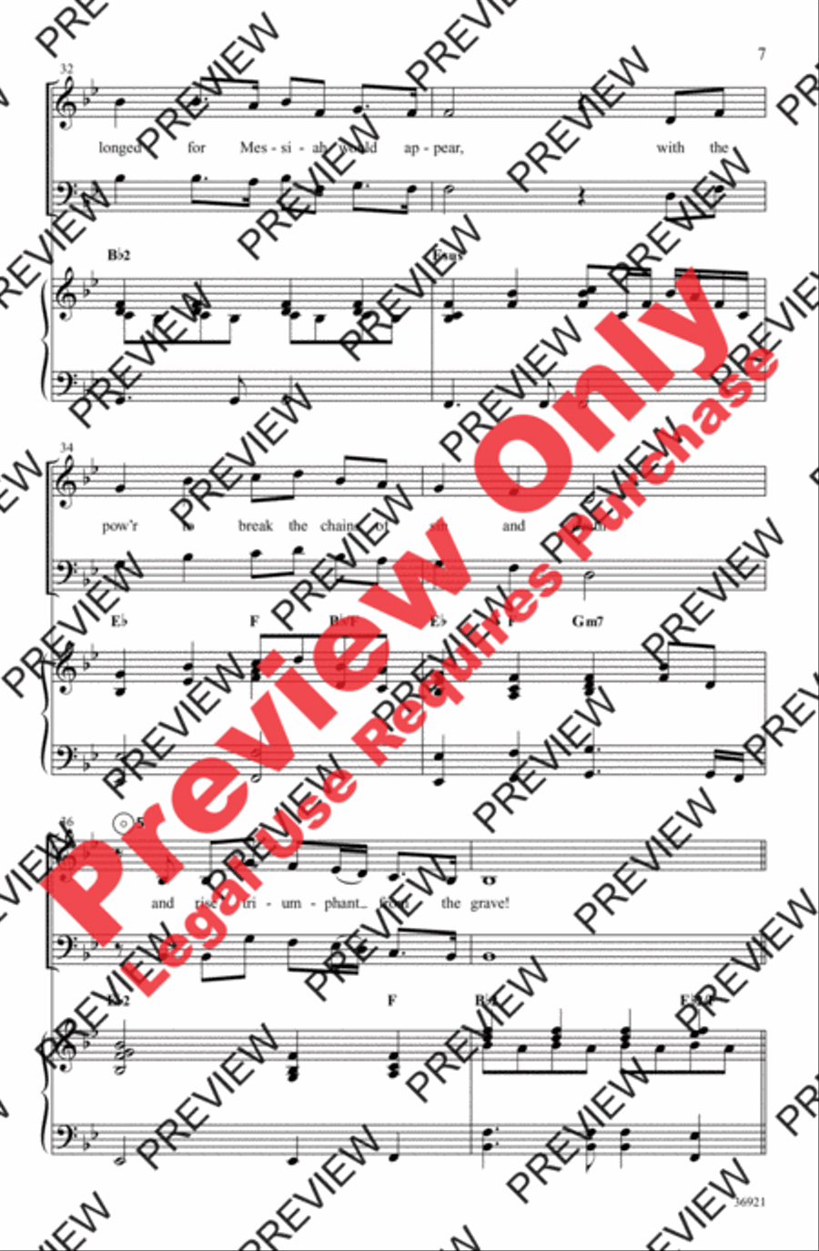 By Faith 4-Part scores gallery preview page 7