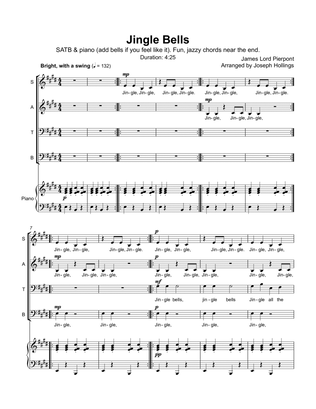 Jingle Bells (SATB & Piano)