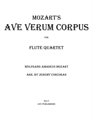 Ave Verum Corpus for Flute Quartet