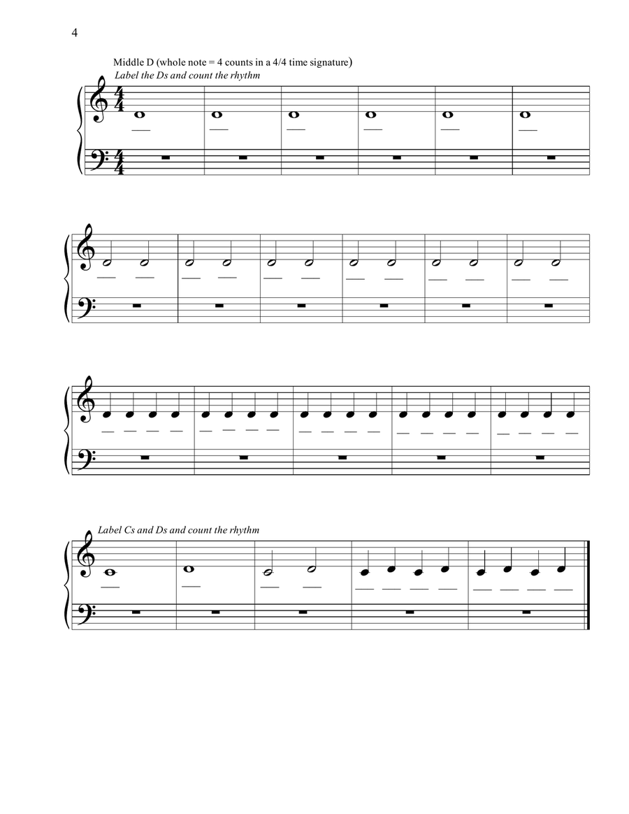 The Early Beginner Vocal Lesson Book: Learn to Sing (Primer) Medium Voice scores gallery preview page 4