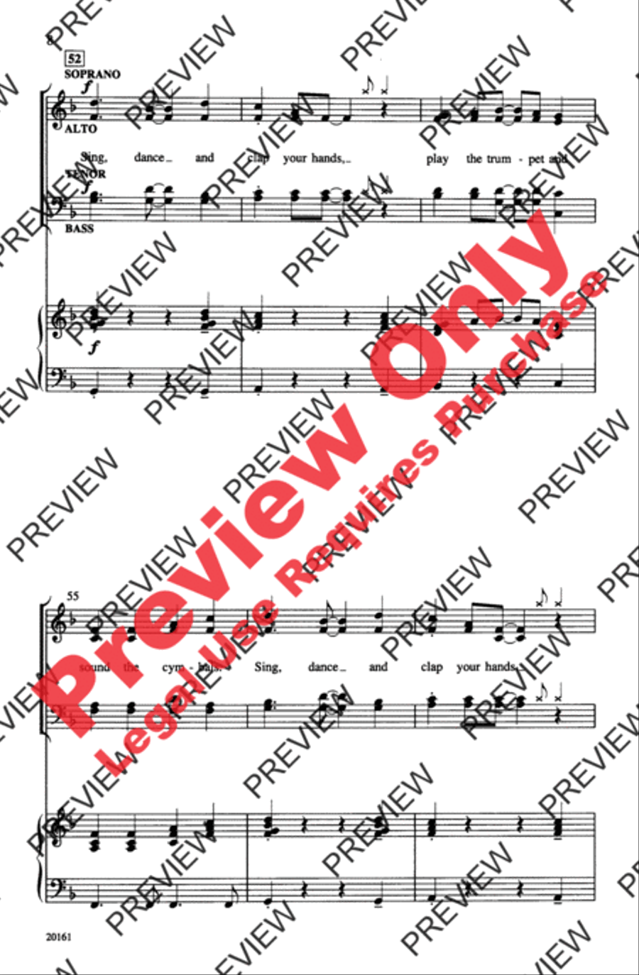 Make a Joyful Noise 4-Part scores gallery preview page 8