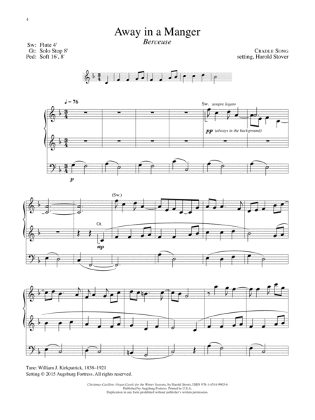 Christmas Carillon: Organ Carols for the Winter Seasons
