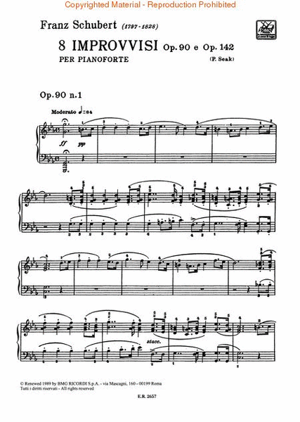 8 Impromptus, Op. 90 & 142