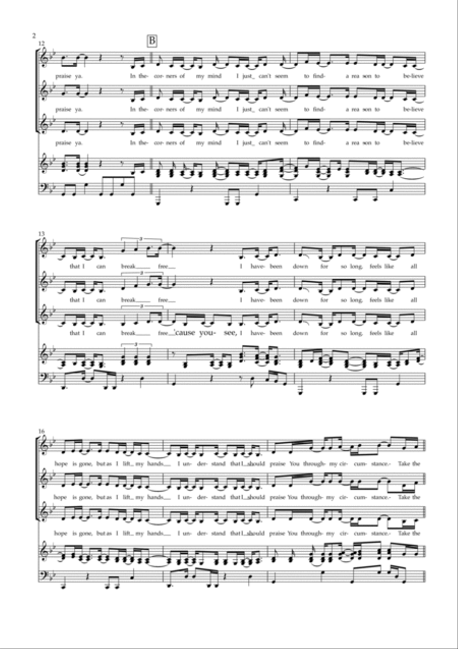 Shackles (praise You) SSA scores gallery preview page 2