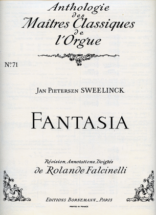 Book cover for Fantasia (maitres Classiques No.71) (organ)