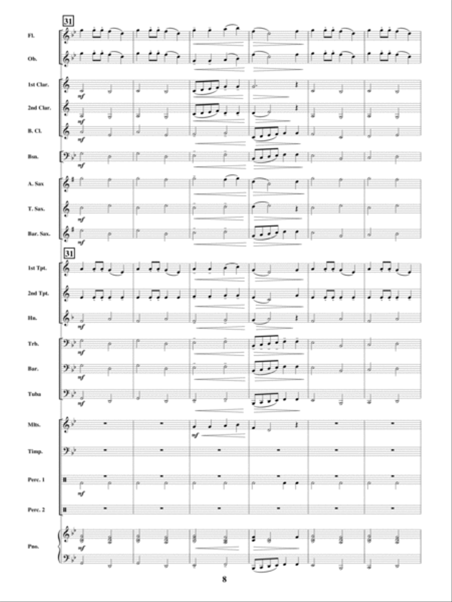 Dreams of Victory Concert Band scores gallery preview page 7