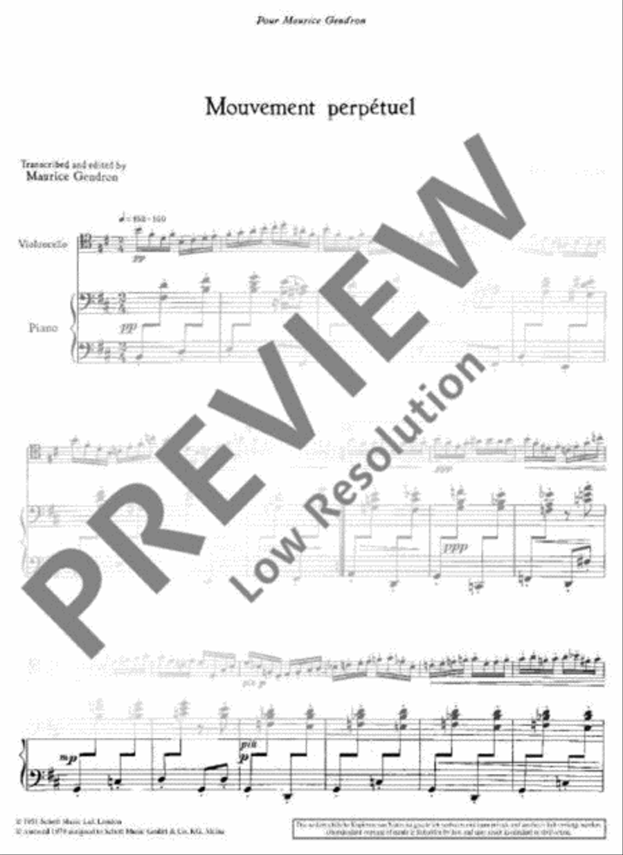 Mouvement perpétuel Piano Accompaniment scores gallery preview page 3
