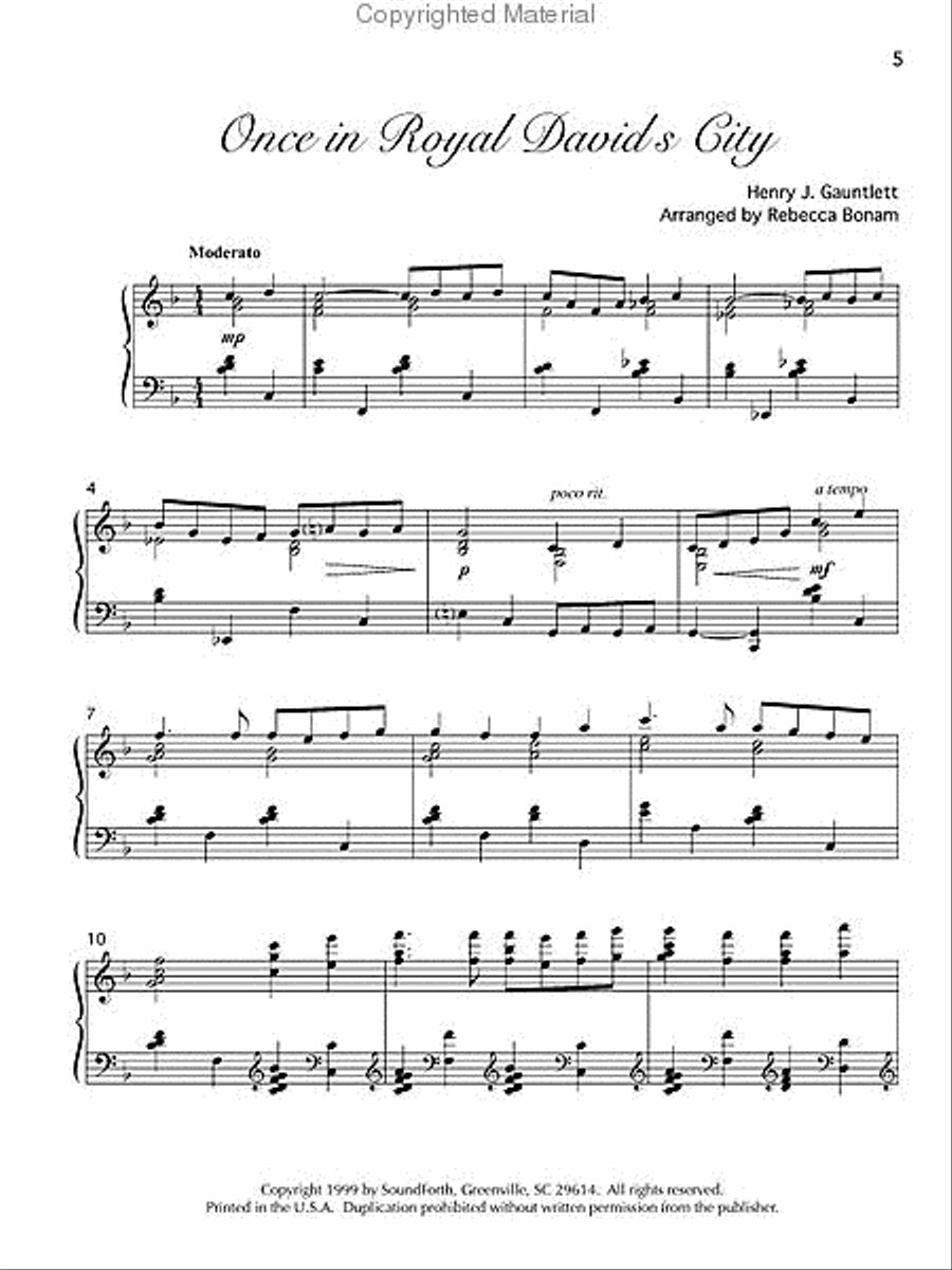 Good Christian Men, Rejoice Piano Solo scores gallery preview page 4