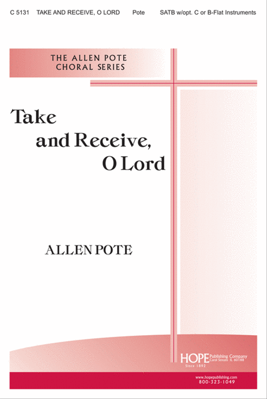 Take and Receive, O Lord 4-Part scores gallery preview page 1