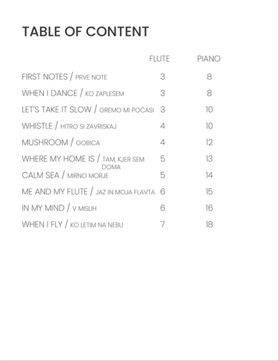Music adventures for Flute with Piano accompaniment - Book 1 Flute Solo scores gallery preview page 2