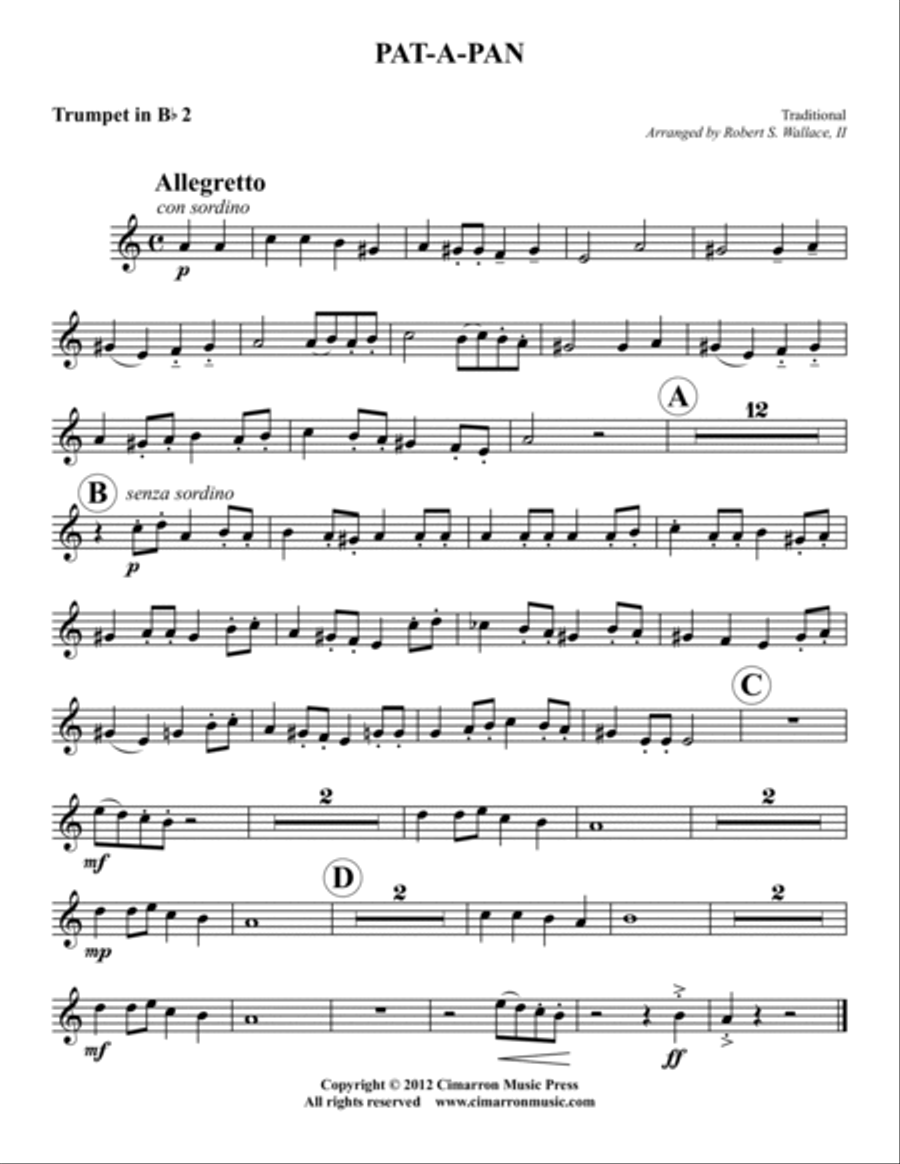 Pat-A-Pan Brass Quintet scores gallery preview page 4