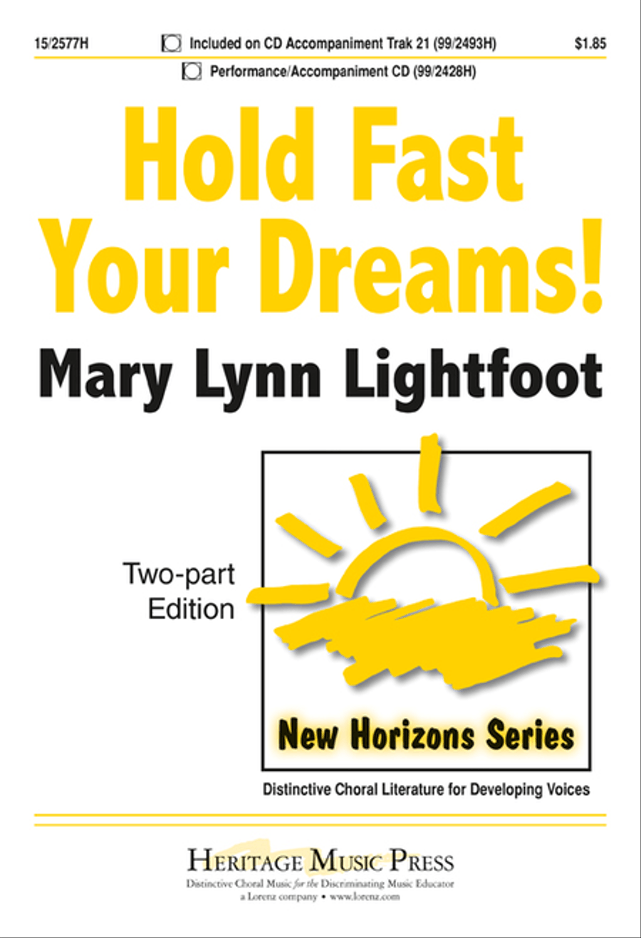 Hold Fast Your Dreams! Hold Fast Your Dreams! 2-Part scores gallery preview page 1