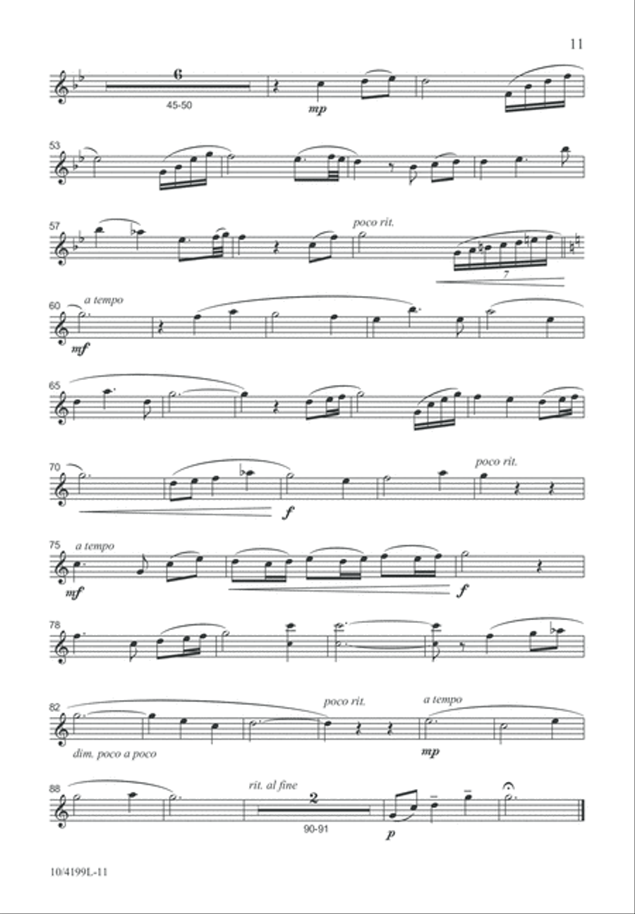 Come into God's Embrace 4-Part scores gallery preview page 11