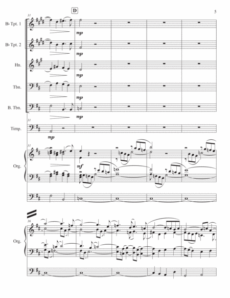 Prelude in D Major, Op. 93 (Organ, Brass & Timpani)