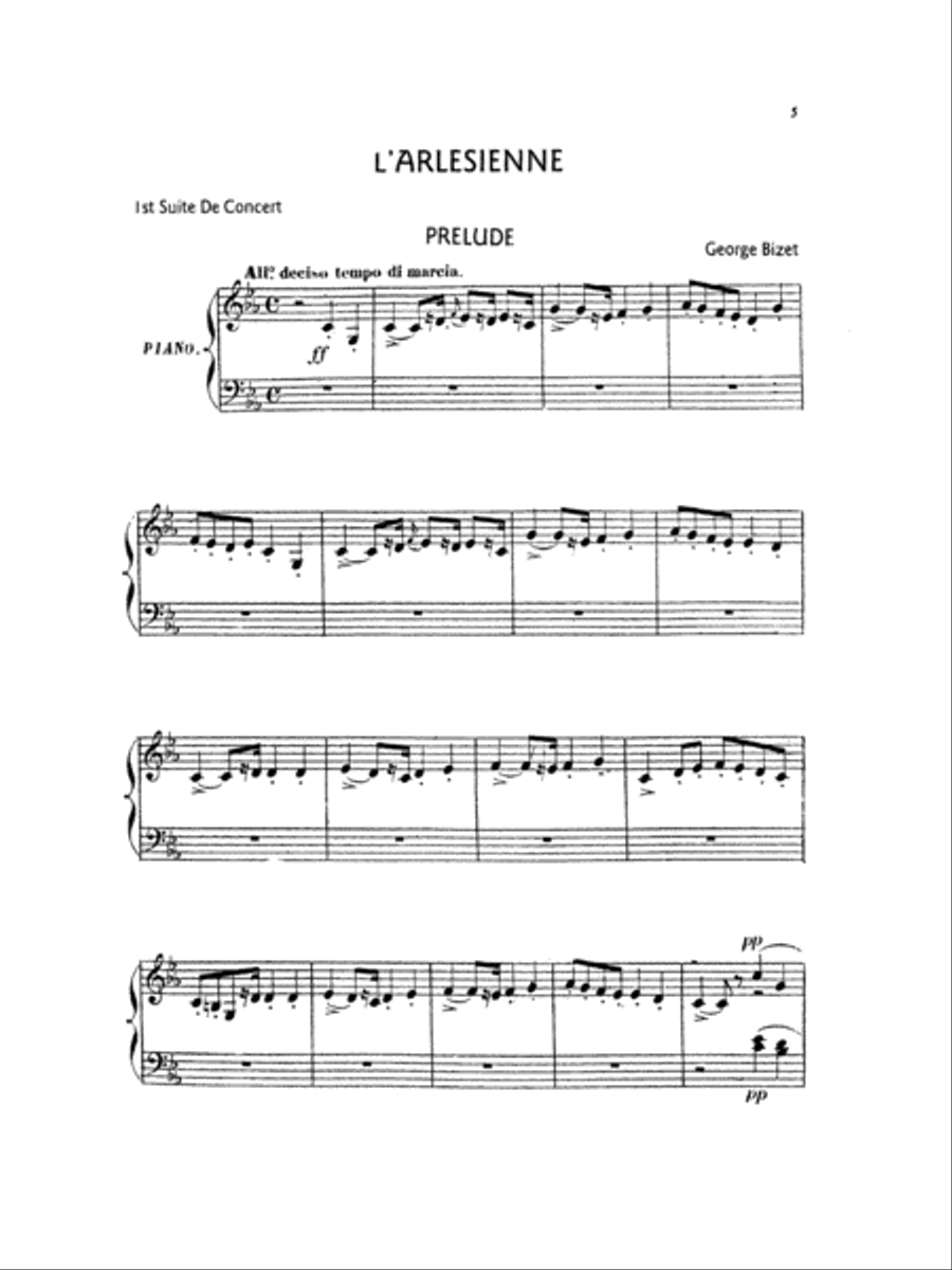 L'Arlesienne Suites Nos. 1 & 2 Small Ensemble scores gallery preview page 6