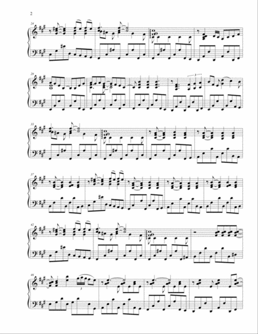 Mysterious Appeal Piano Solo scores gallery preview page 2