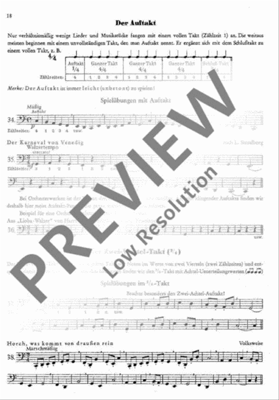 Schule für die Hohner Bass-Mundharmonika Harp scores gallery preview page 19