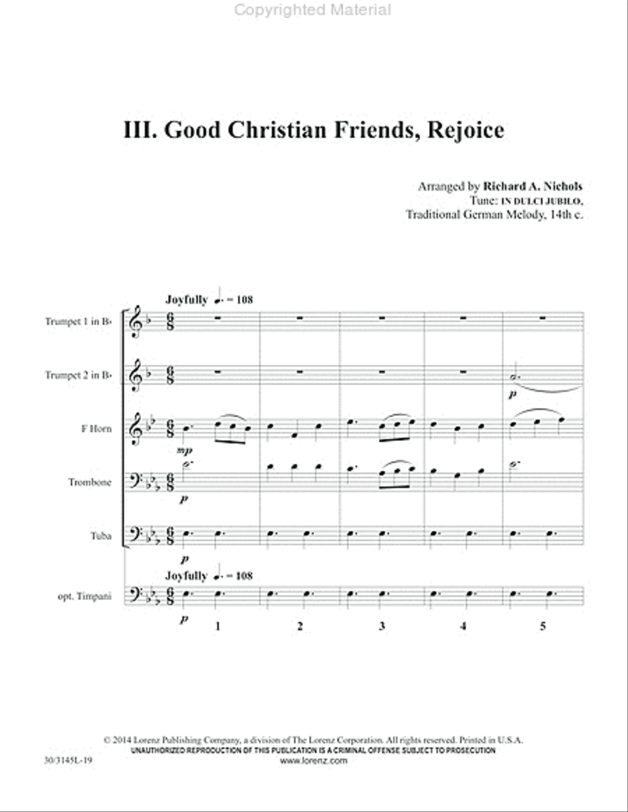 Brass at Christmas Brass at Christmas Brass Quintet scores gallery preview page 14