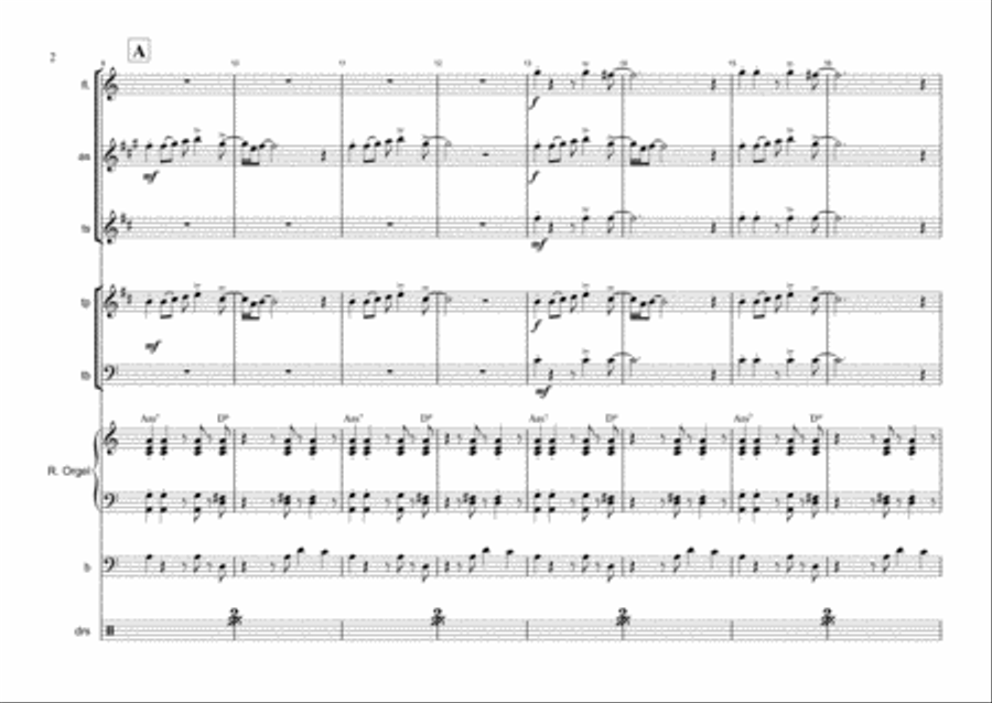 Oye Como Va Jazz Ensemble scores gallery preview page 4