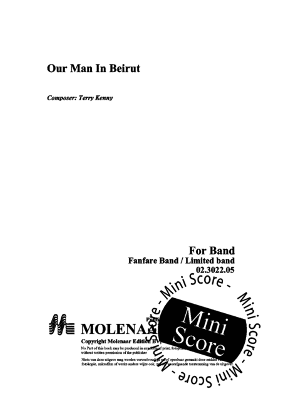 Our Man in Beirut Our Man in Beirut Fanfare Band scores gallery preview page 3
