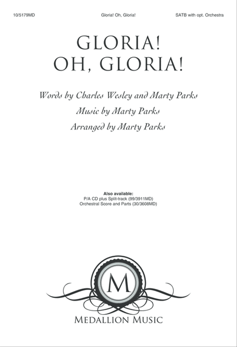Gloria! Oh, Gloria! 4-Part scores gallery preview page 1
