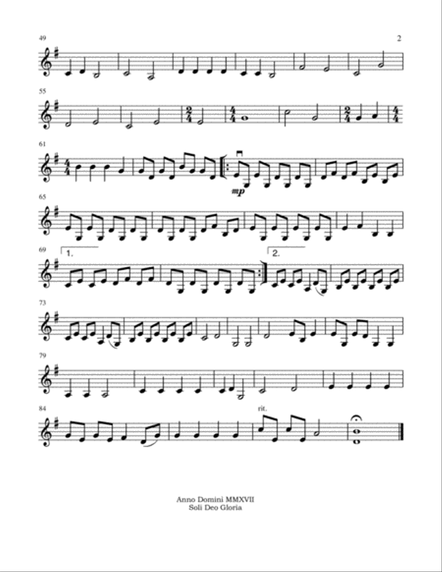 10,000 Reasons (Bless The Lord) String Quartet scores gallery preview page 5