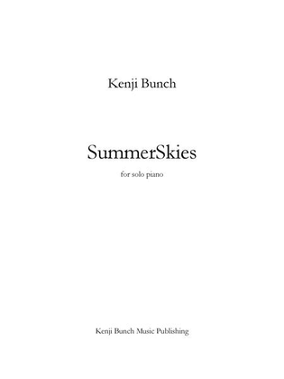 Book cover for SummerSkies