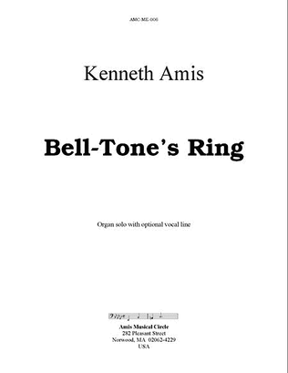 Book cover for Bell-Tone’s Ring (organ solo with opt. voice)