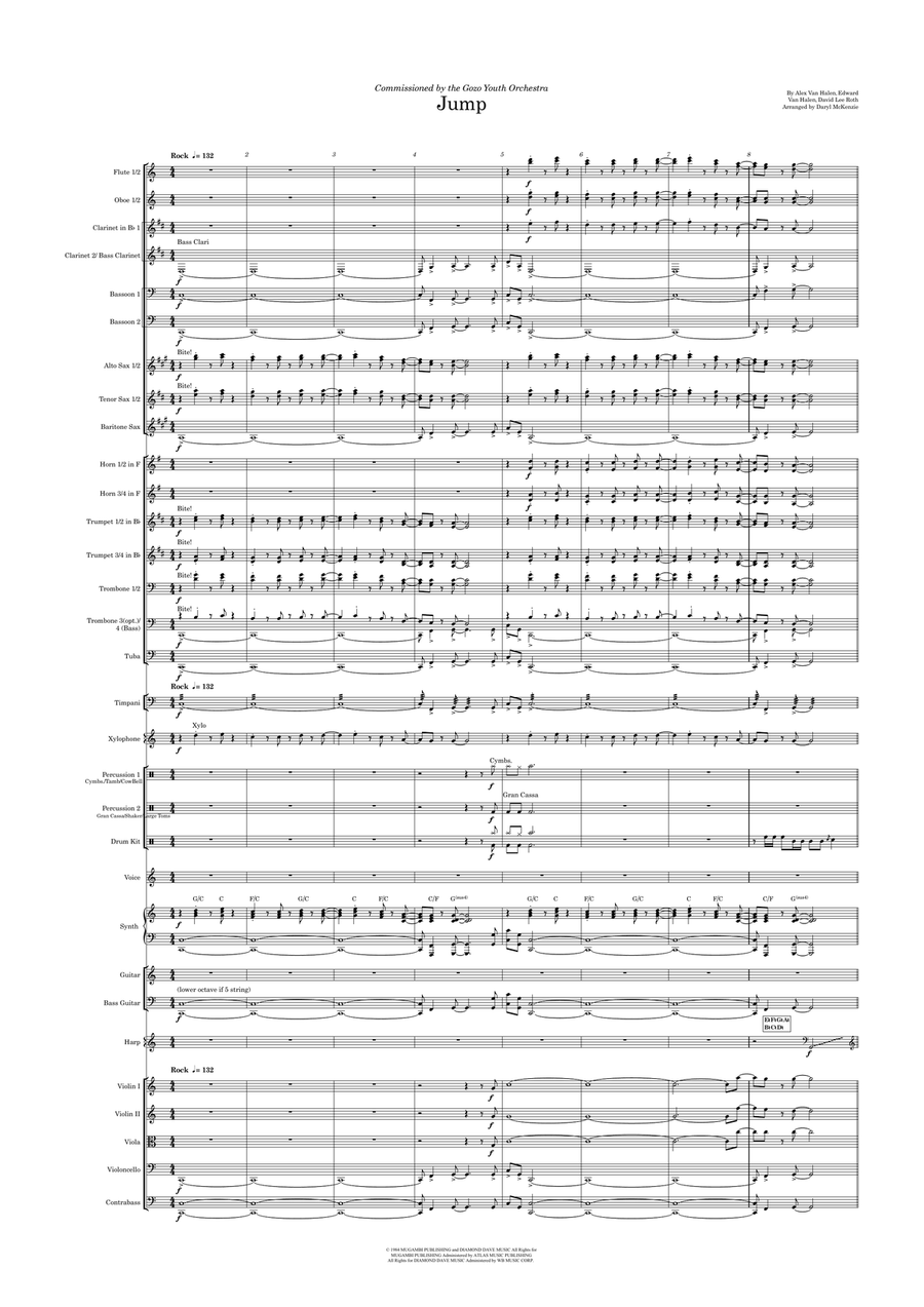 Jump Full Orchestra scores gallery preview page 1